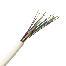 White sheath 12 core micro fiber cable lszh material